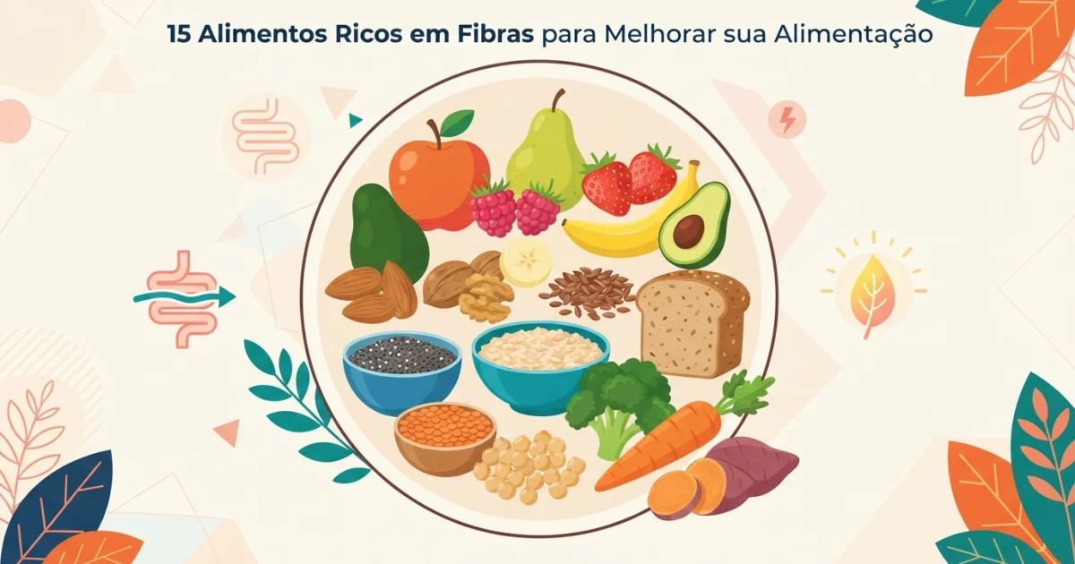 15 Alimentos Ricos em Fibras para Melhorar sua Alimentação