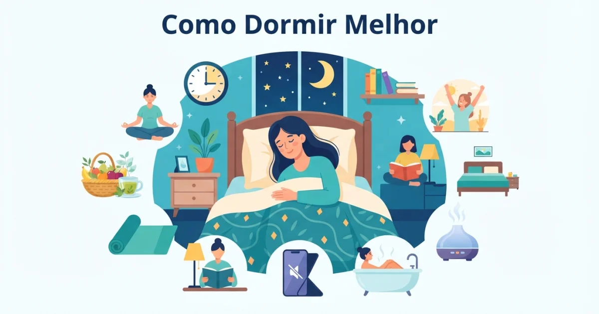 Como Dormir Melhor: 10 Hábitos Simples para Noites Mais Tranquilas