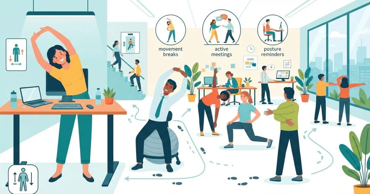 Como Evitar o Sedentarismo no Trabalho e se Movimentar Mais